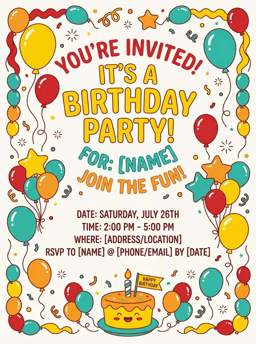 bright kids flyer design