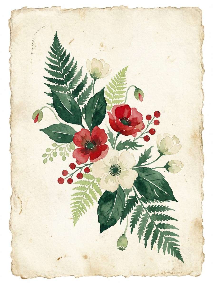 botanical watercolor print