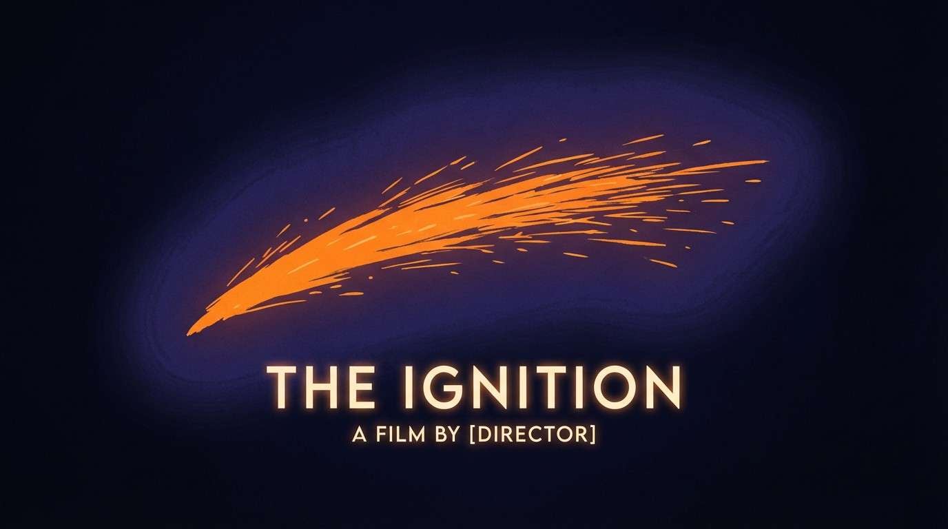 cinematic title card design