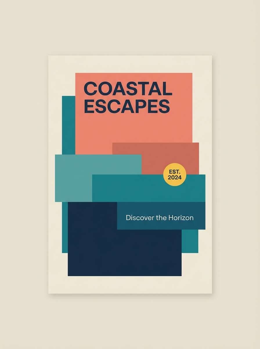 travel brochure cover design