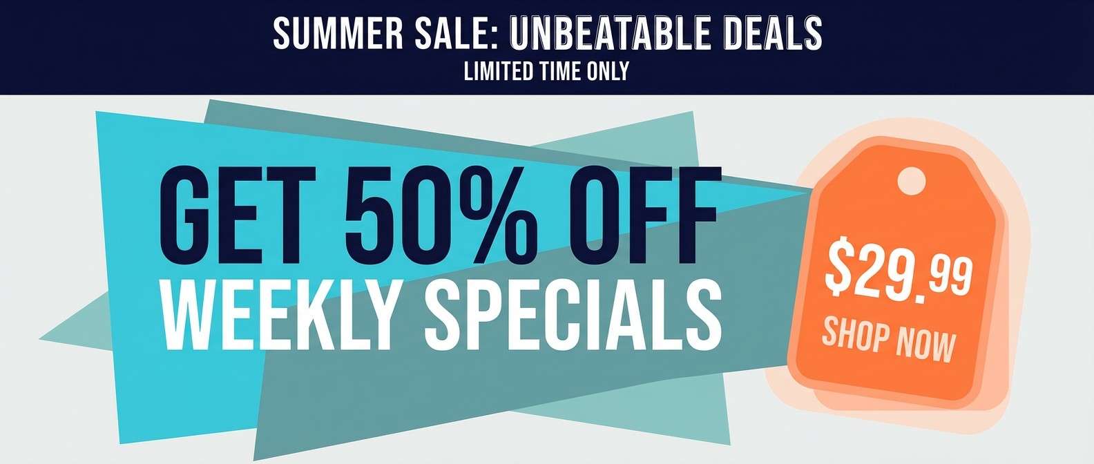 summer sale banner design