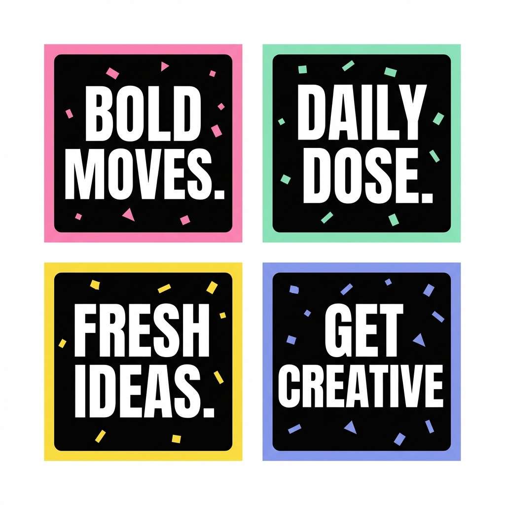 social carousel graphic set