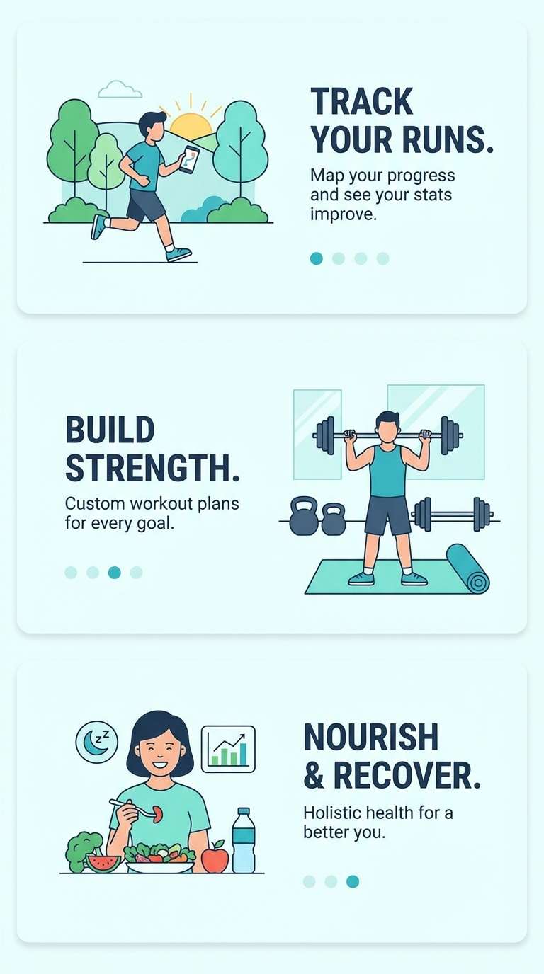 fitness onboarding ui