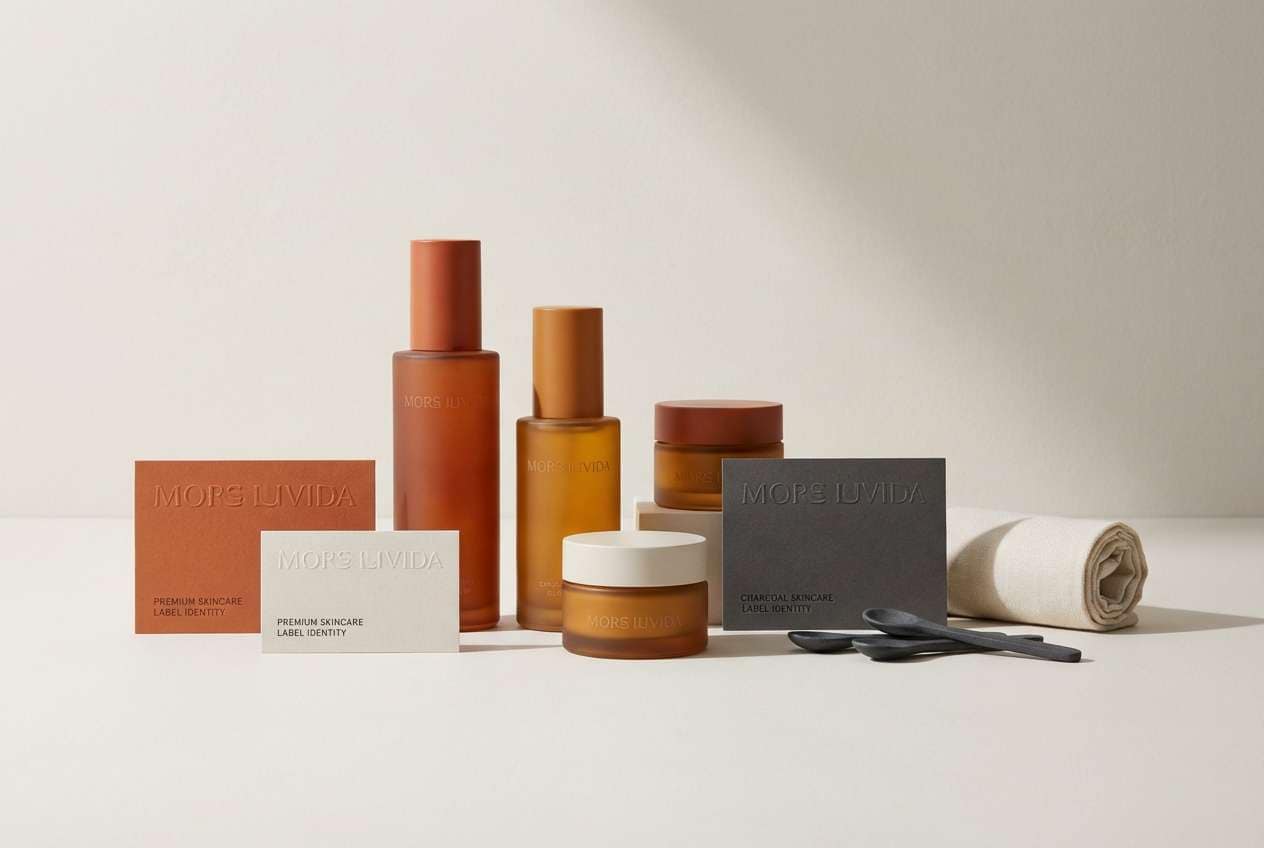 ember orange branding board