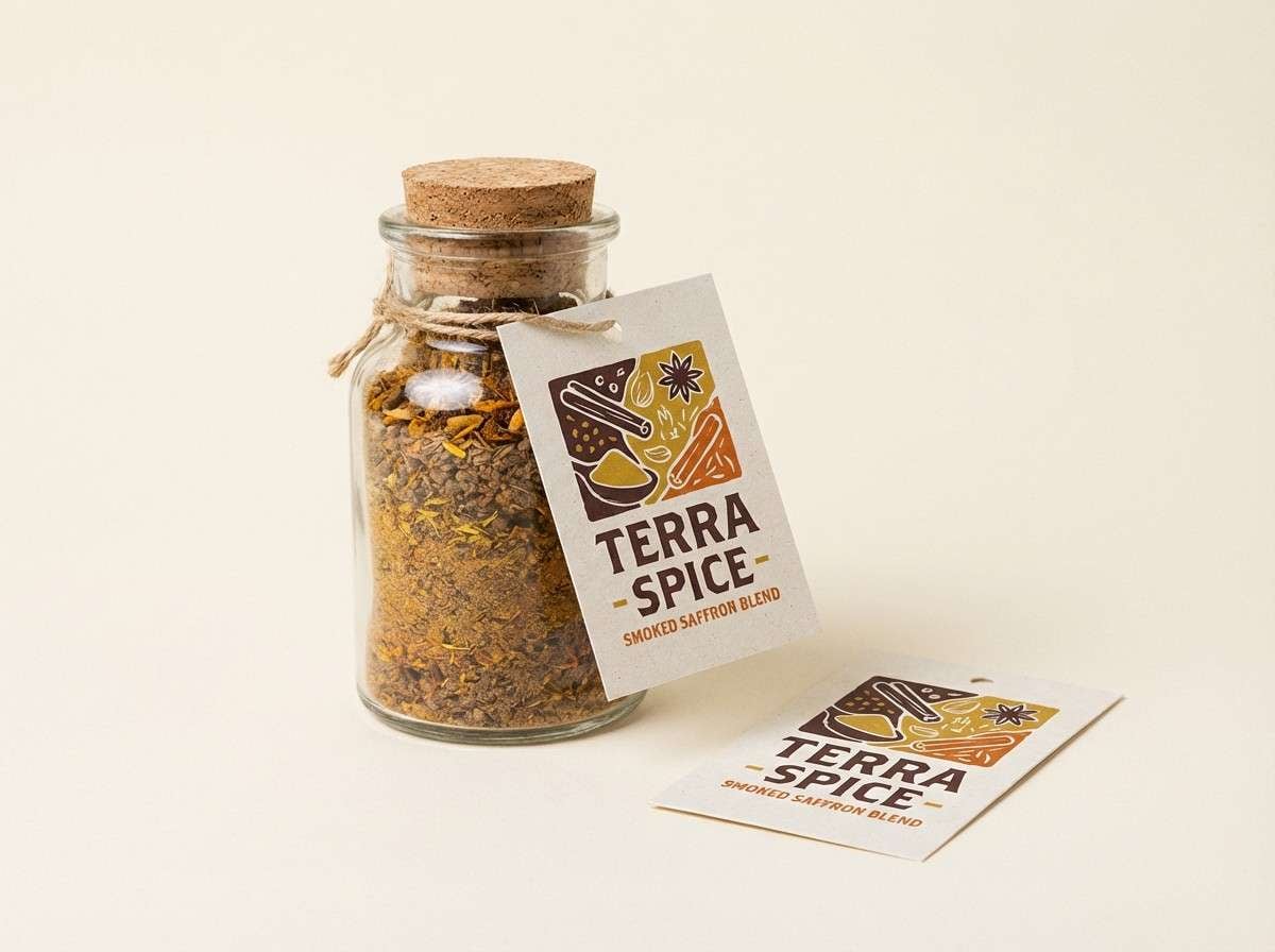 saffron spice packaging