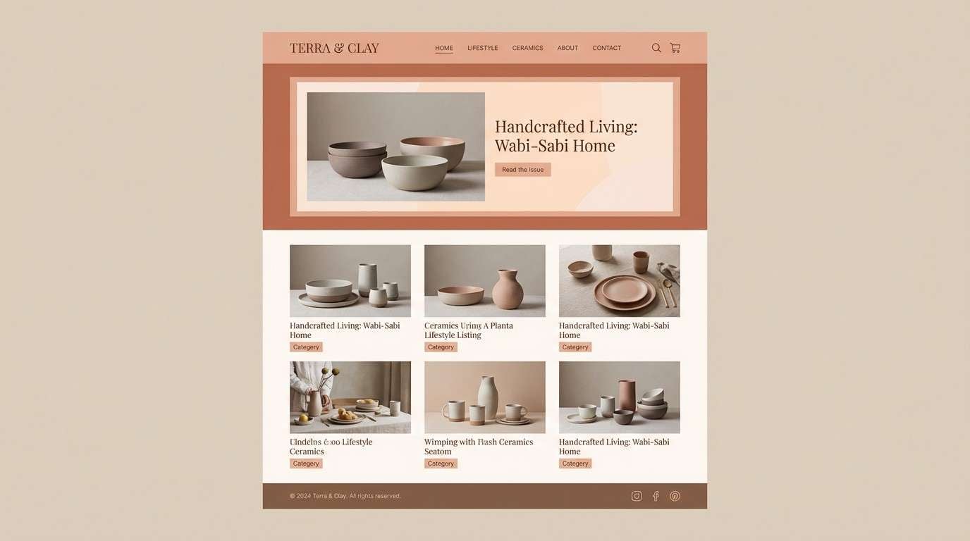 terracotta blog ui