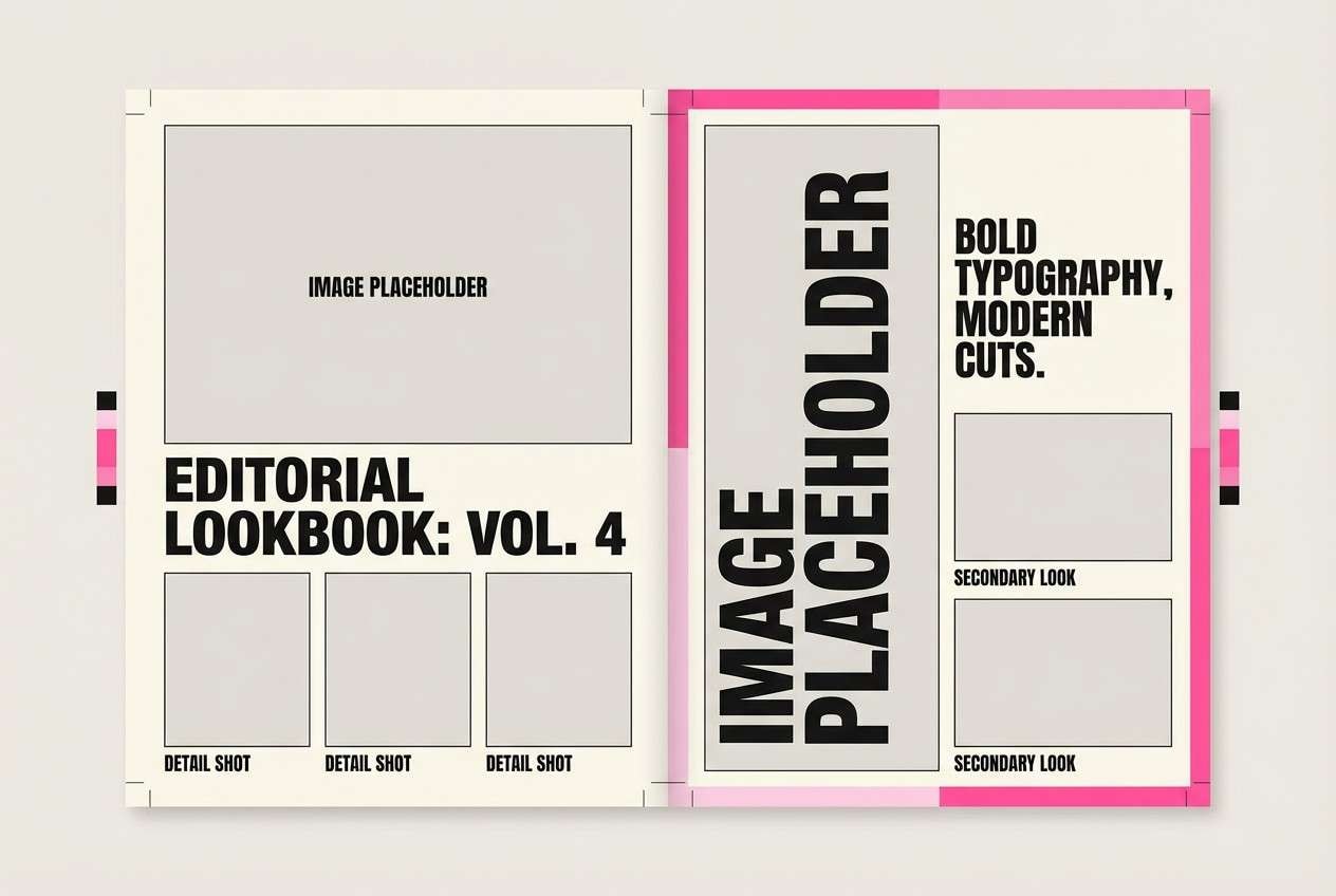 streetwear lookbook layout