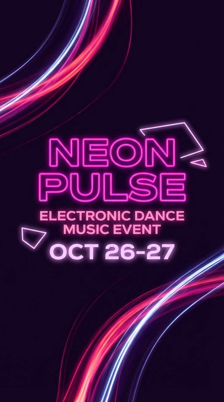 nightclub event poster