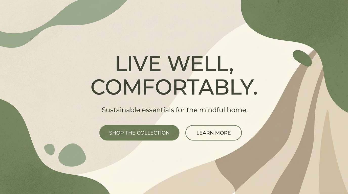 linen lifestyle landing hero