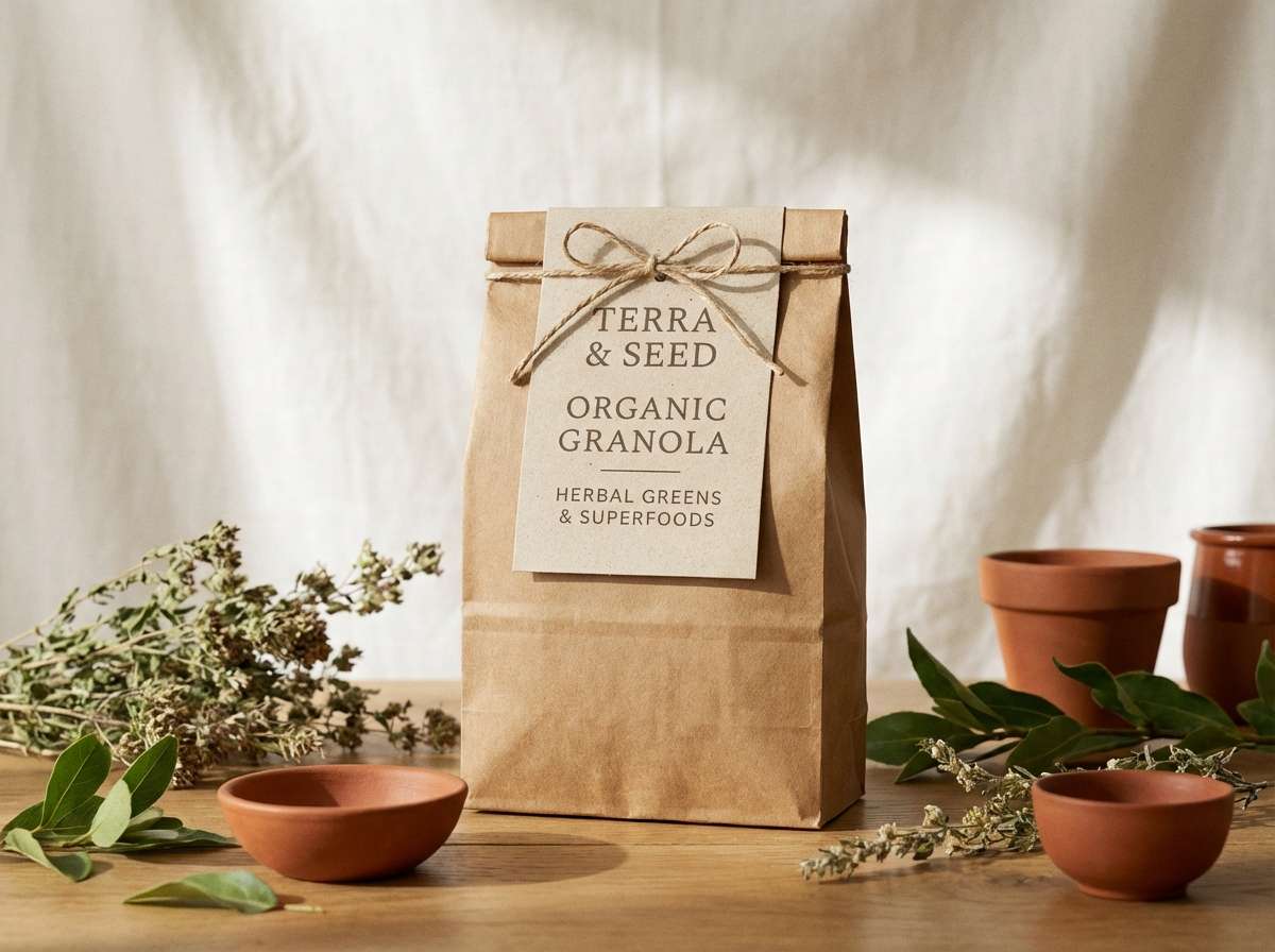 organic granola packaging
