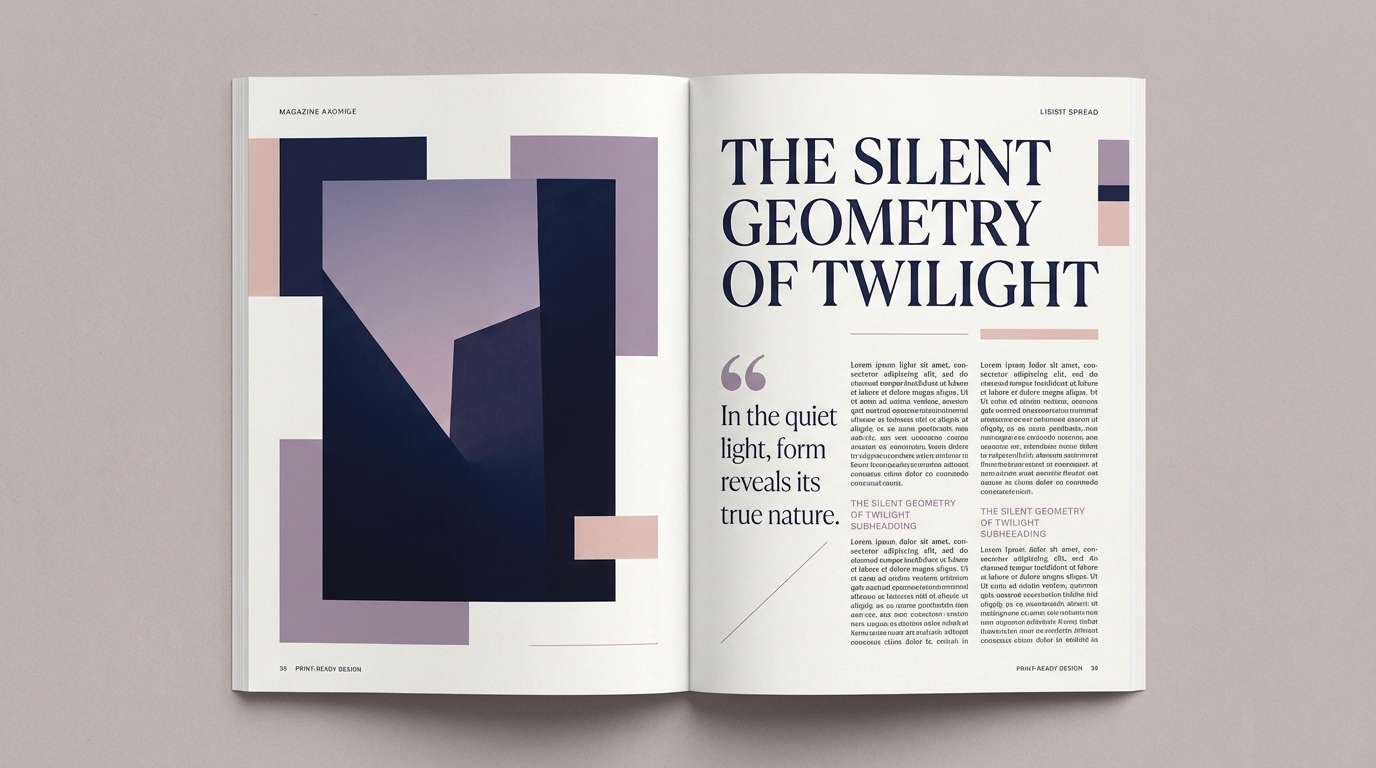 wildflower dusk magazine spread