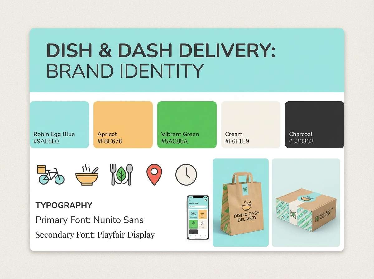 food delivery brand kit