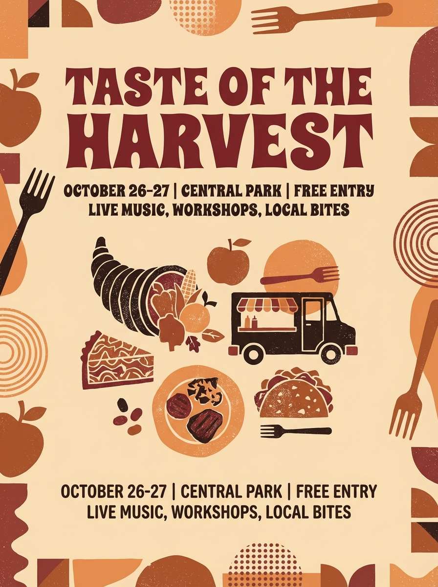 food festival poster