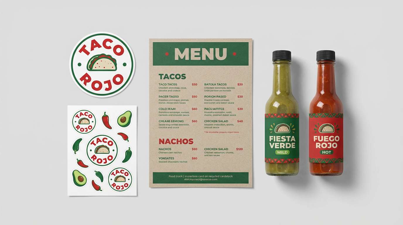 food truck brand kit