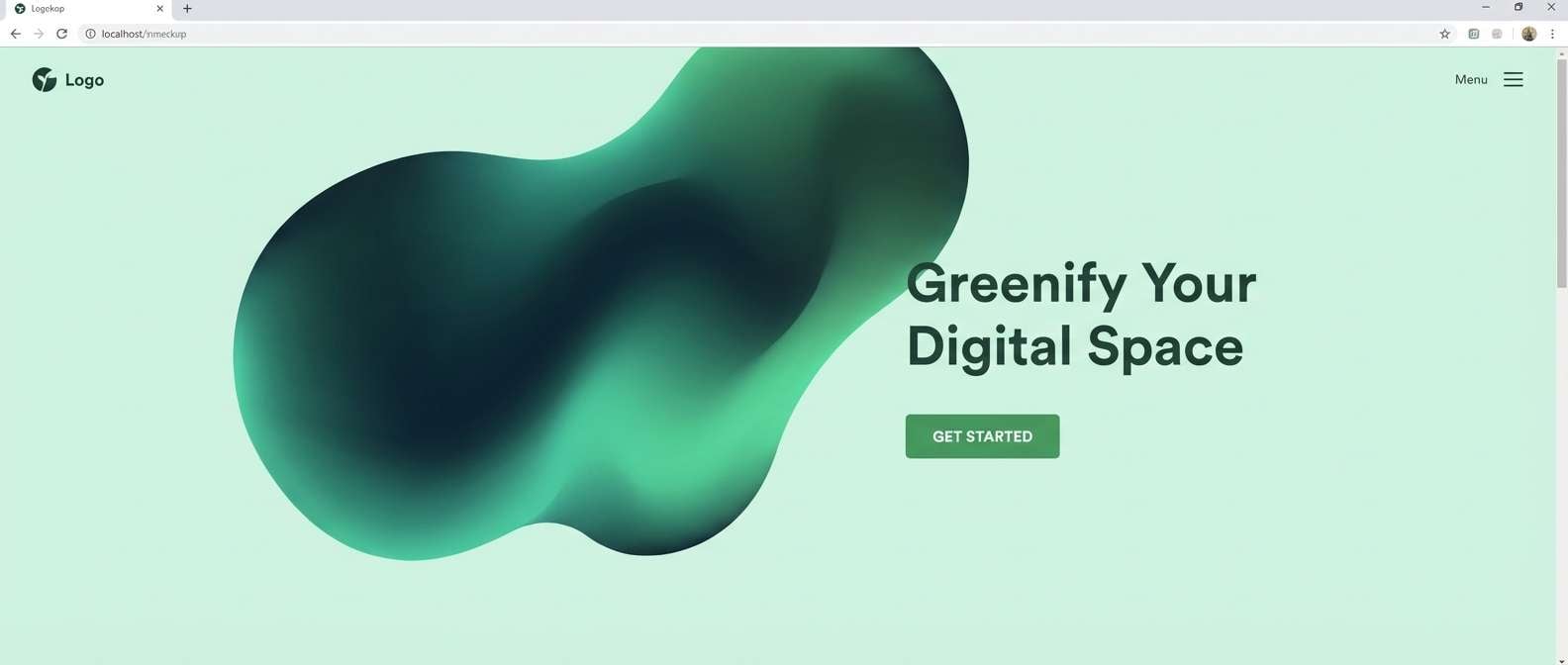 web hero green gradient