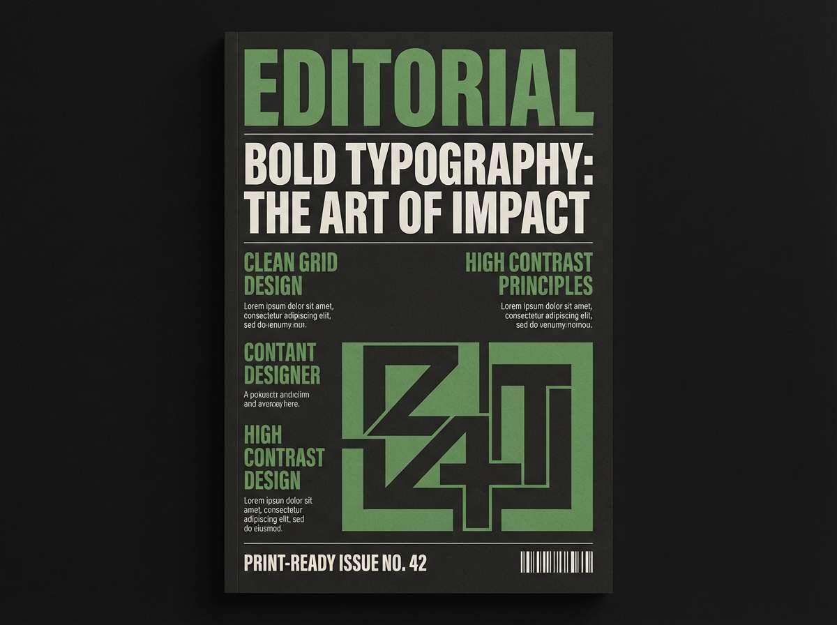 forest themed magazine cover