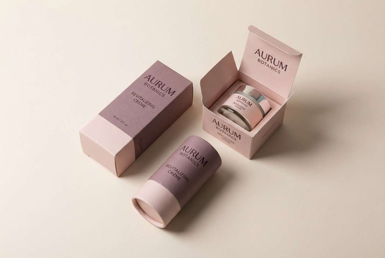 mauve boutique packaging