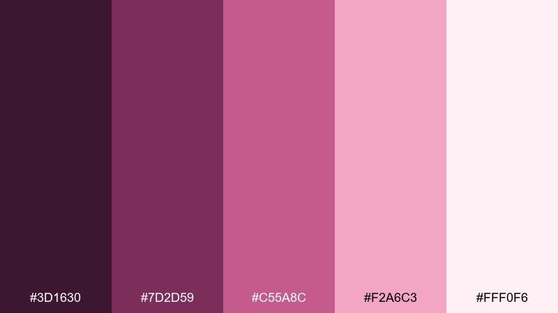 foxglove glow enchanted garden color palette with hex codes