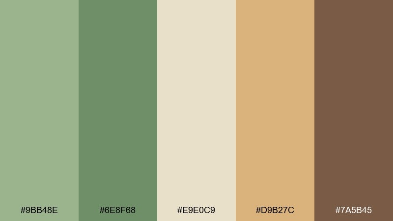 fresco garden renaissance art color palette with hex codes