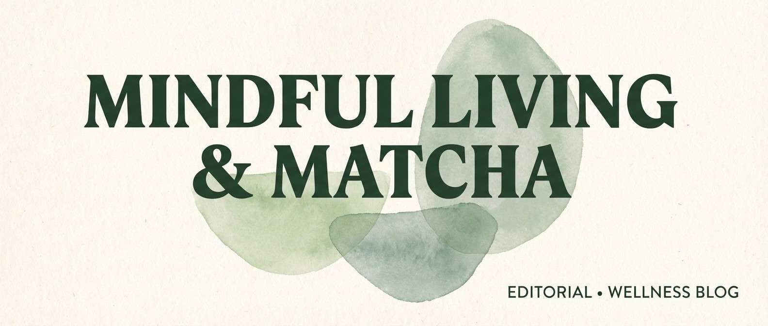matcha editorial header