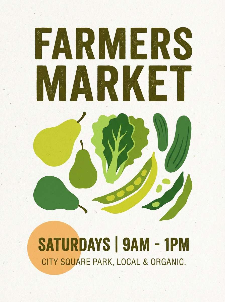 farmers market poster
