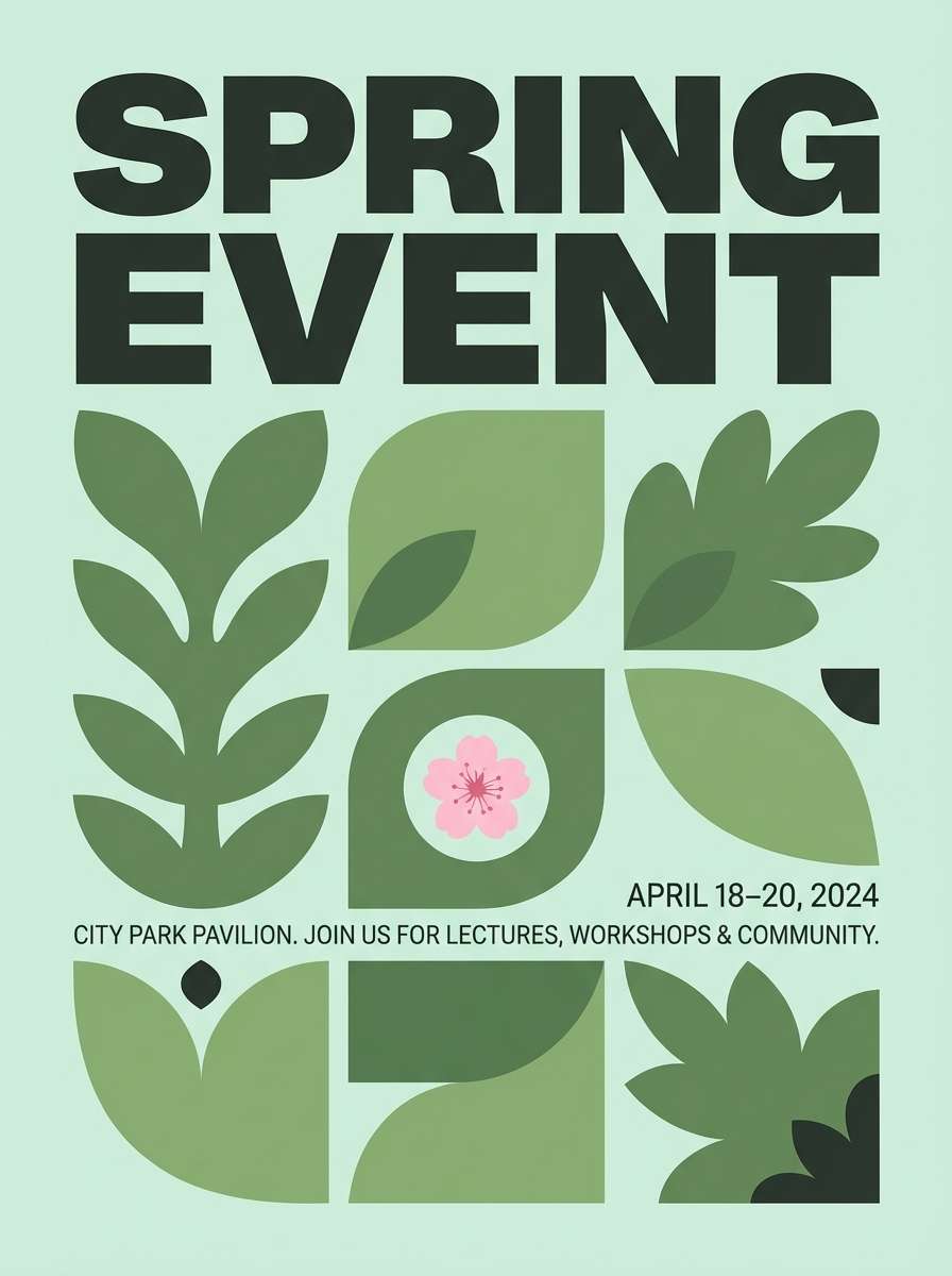 spring event poster