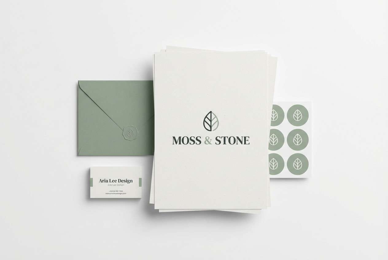 sage minimal brand kit