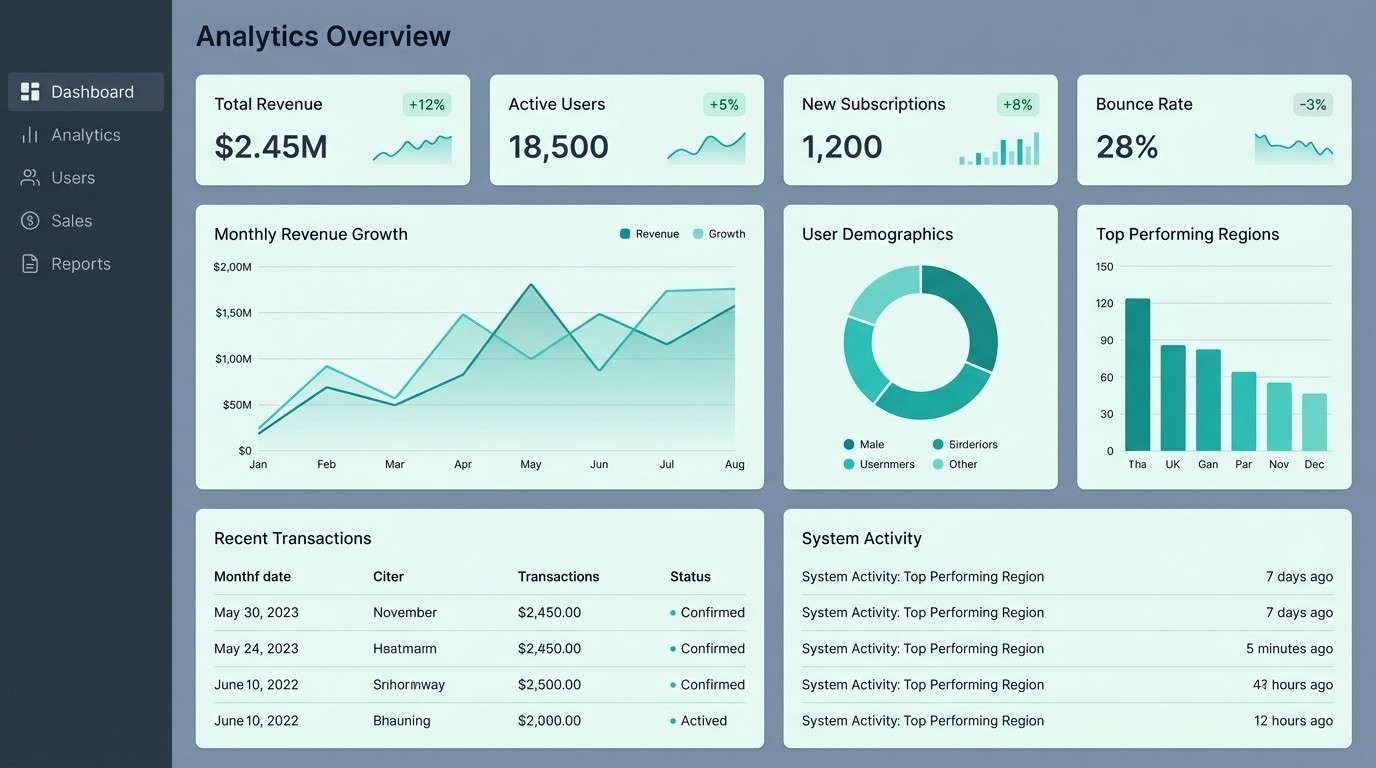 mint analytics dashboard