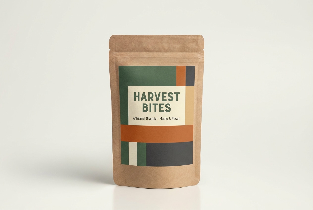 fresh food packaging mockup