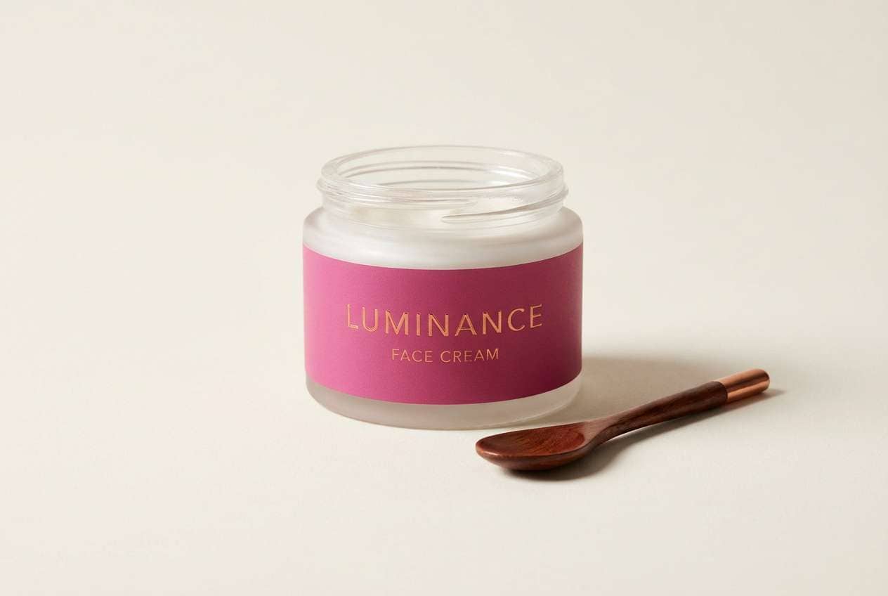 luxury fuchsia pink copper packaging