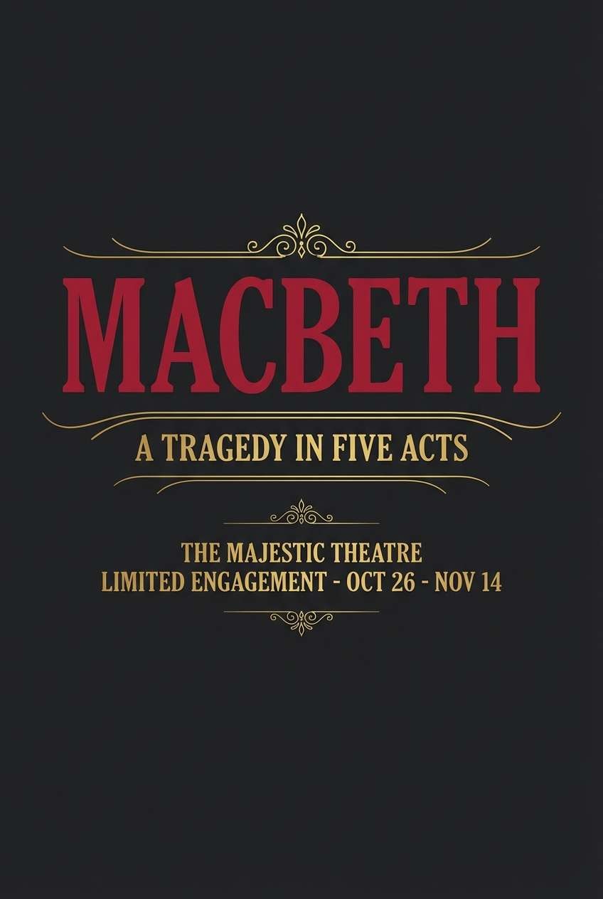 gala playbill poster