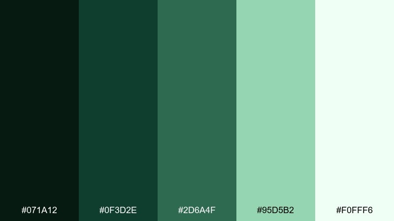 galactic garden space color palette with hex codes