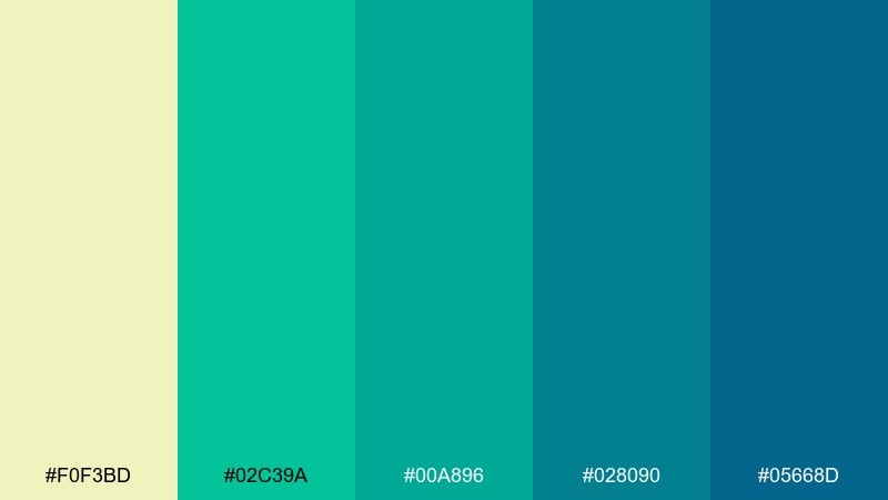 galaxy cutout flat color palette with hex codes