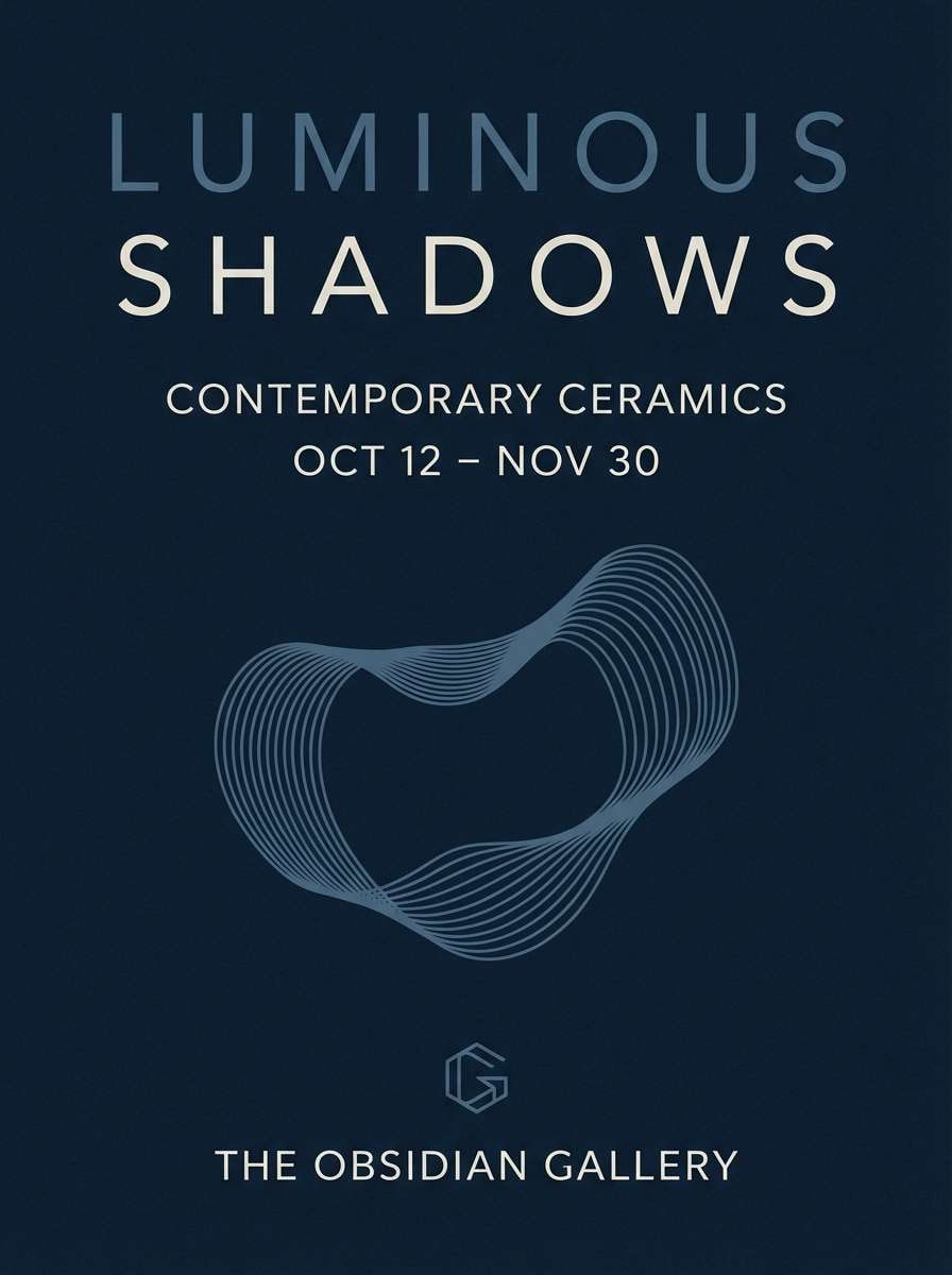 midnight blue gallery poster