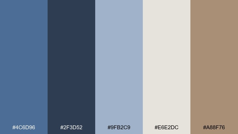 gallery wall color palette with hex codes