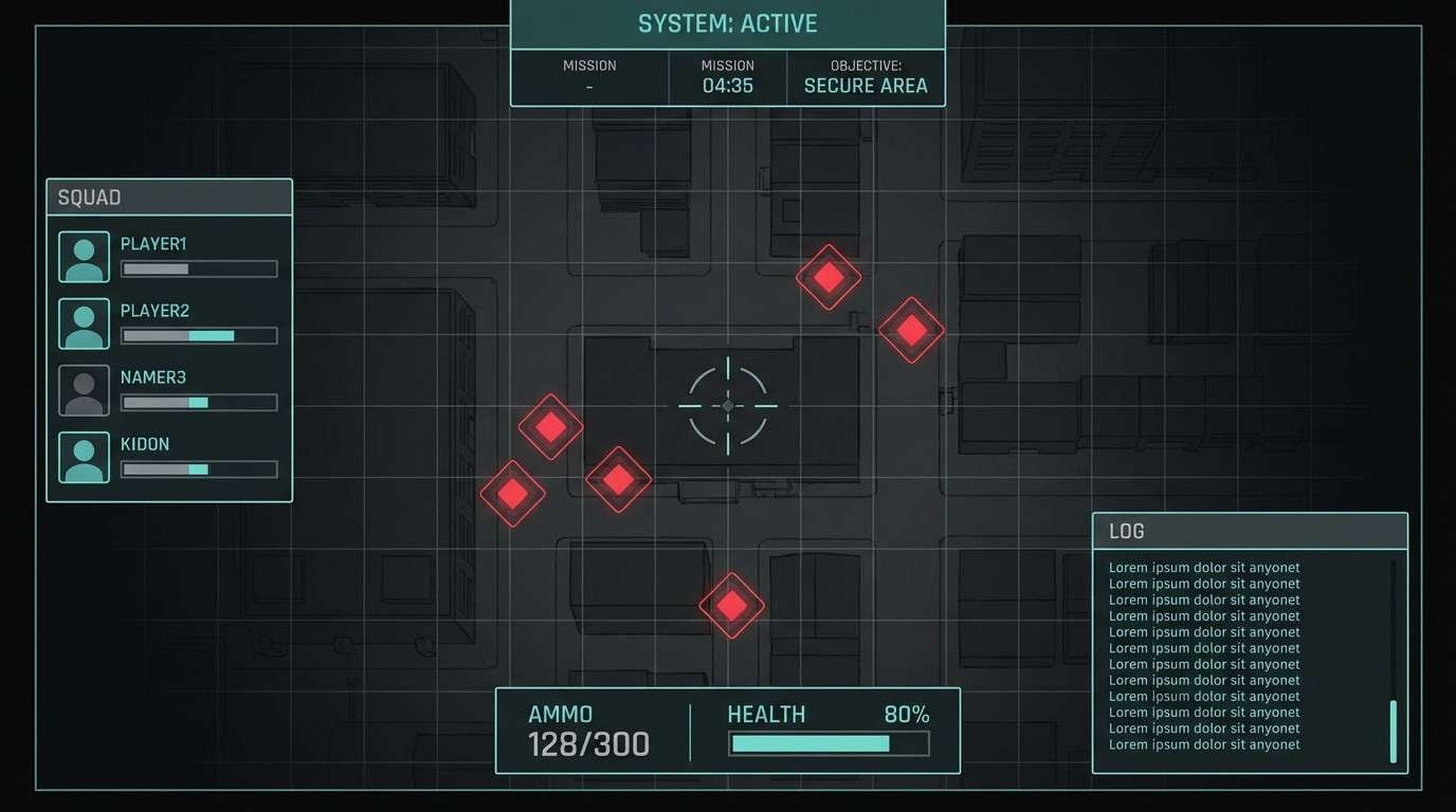 tactical shooter ui