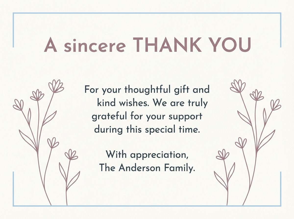 dusty mauve thank you