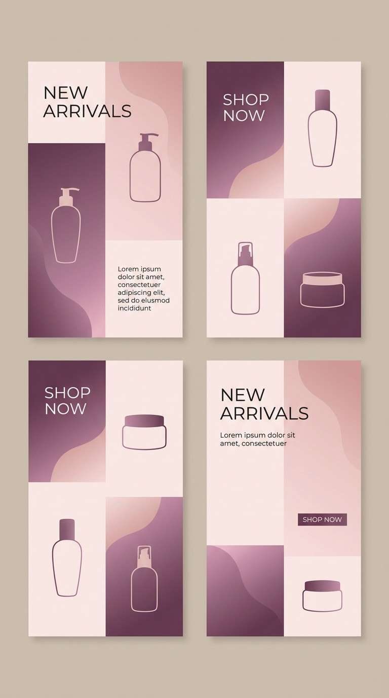 beauty story templates