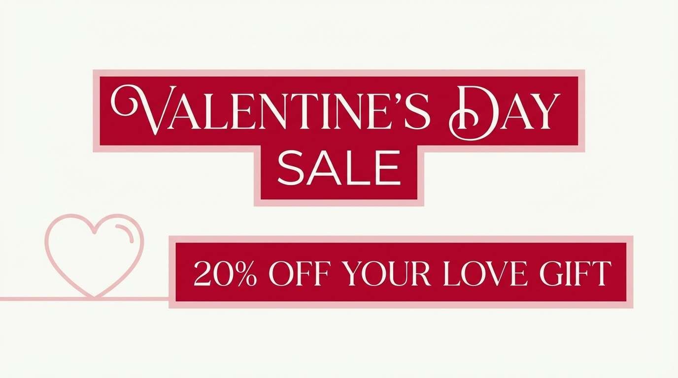 valentines promo banner