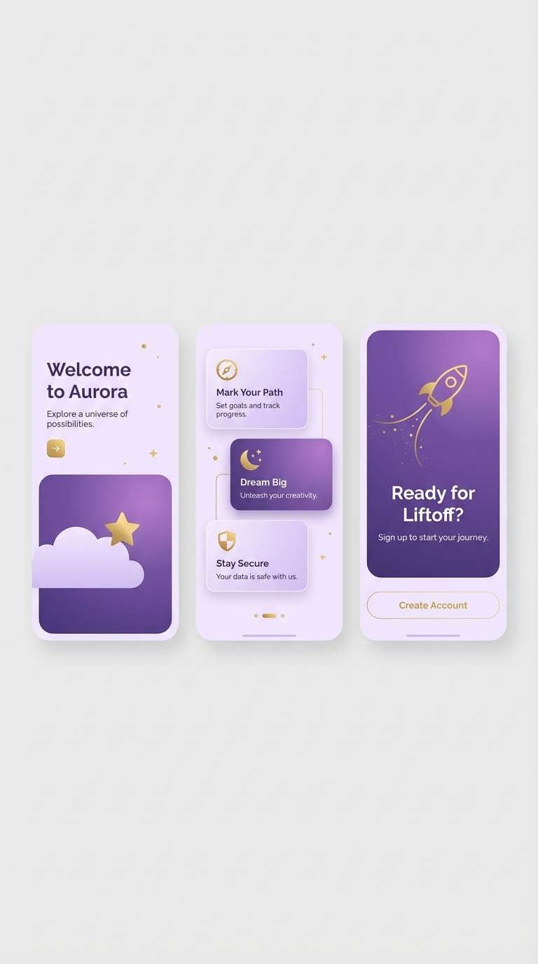 app onboarding screens