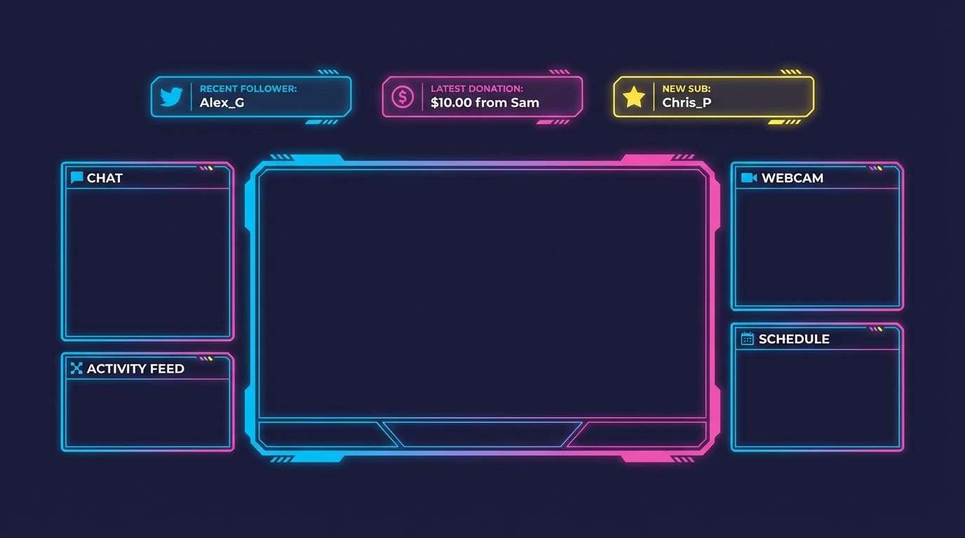 neon arcade overlay