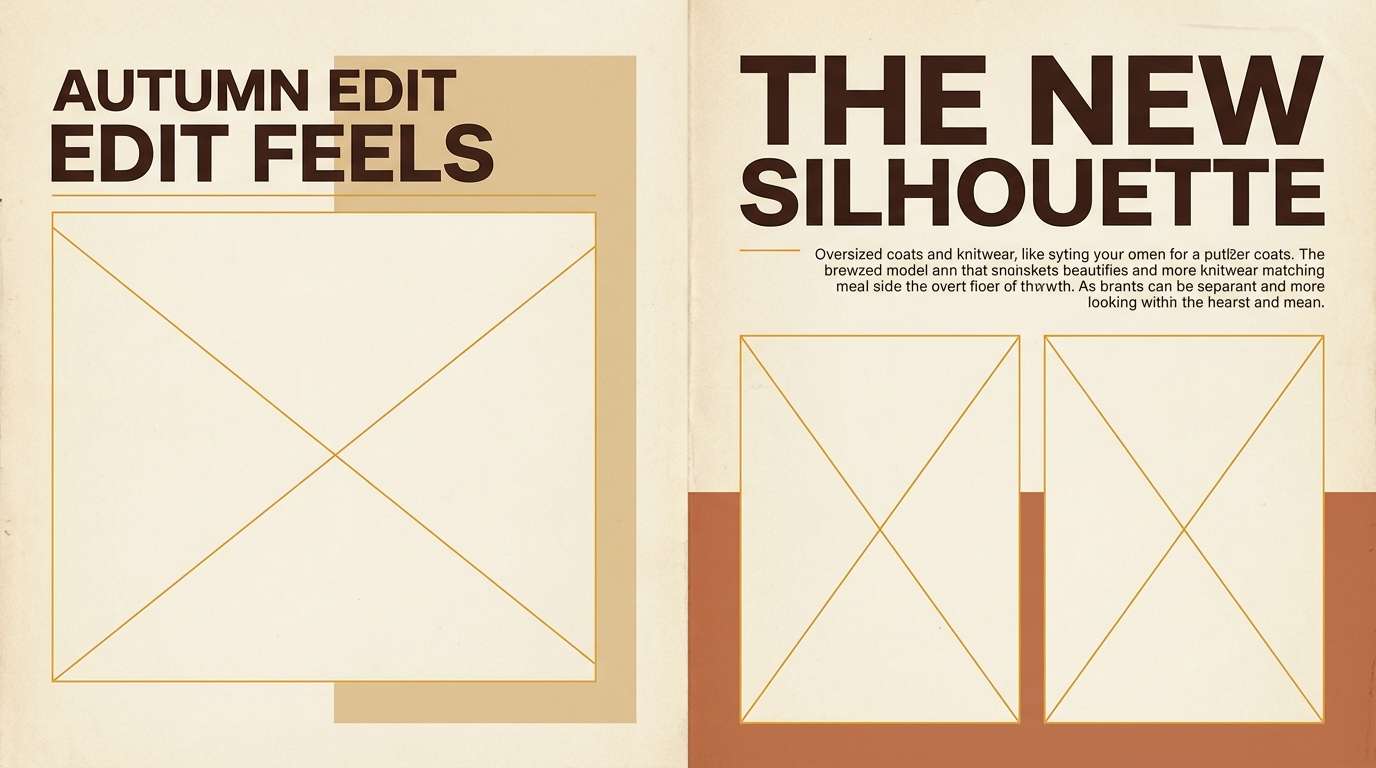 fashion lookbook layout