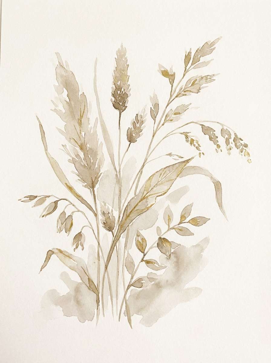 watercolor botanical print