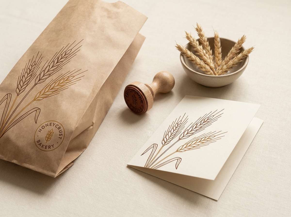 boutique bakery branding mockup