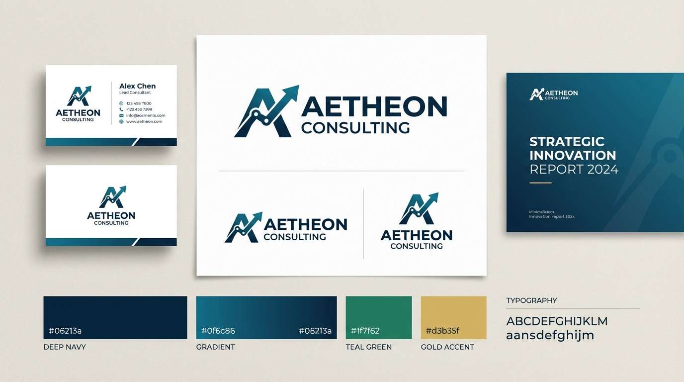 tech brand identity kit