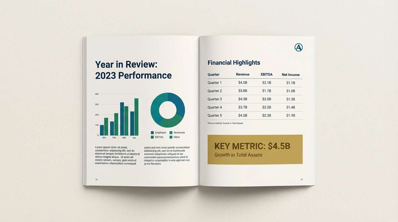 annual report layout
