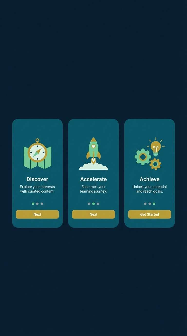 app onboarding ui