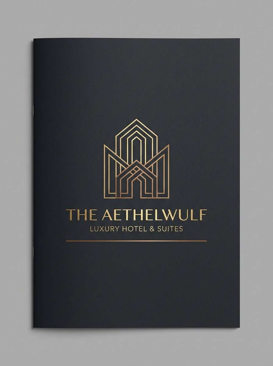 luxury hotel brochure cover
