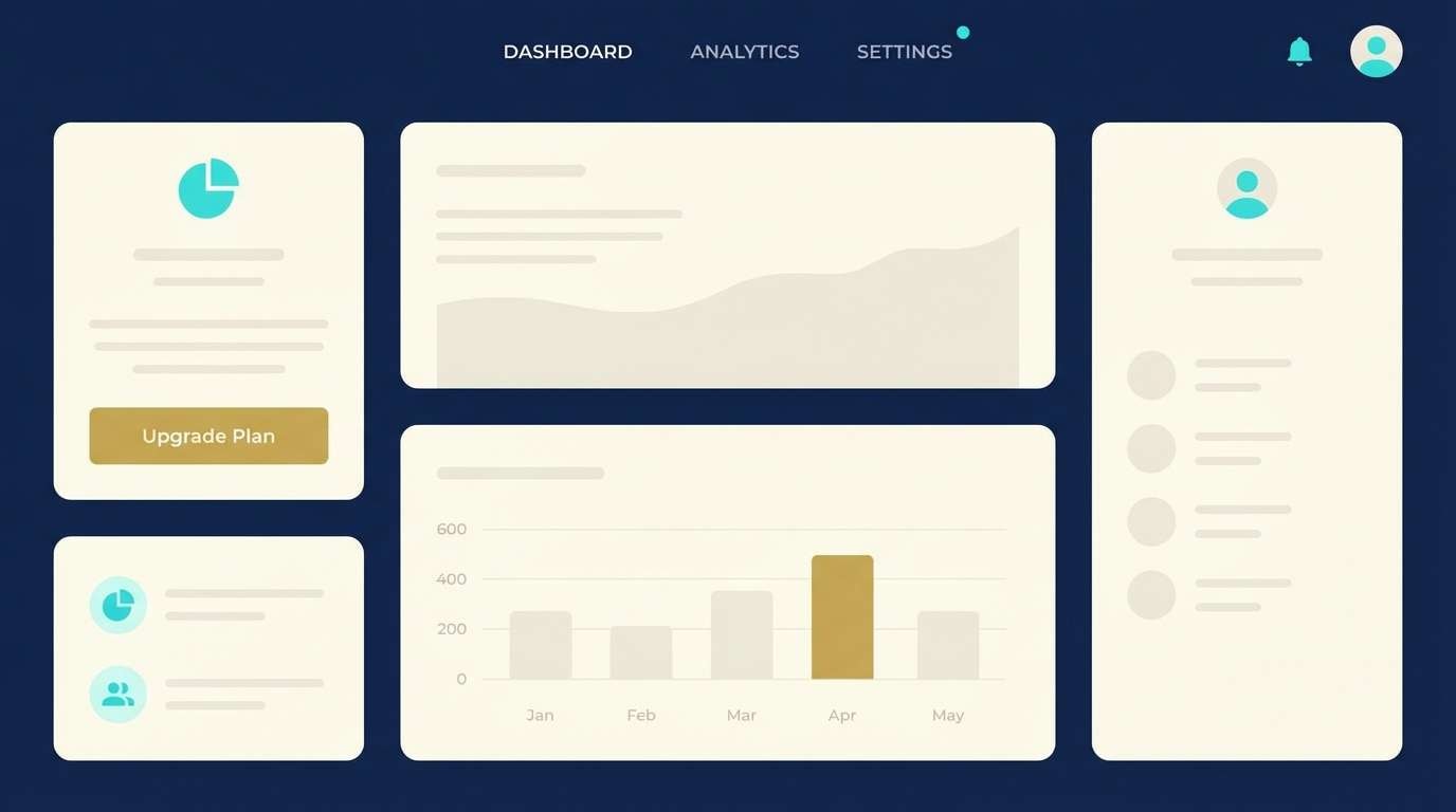 saas feature ui mockup