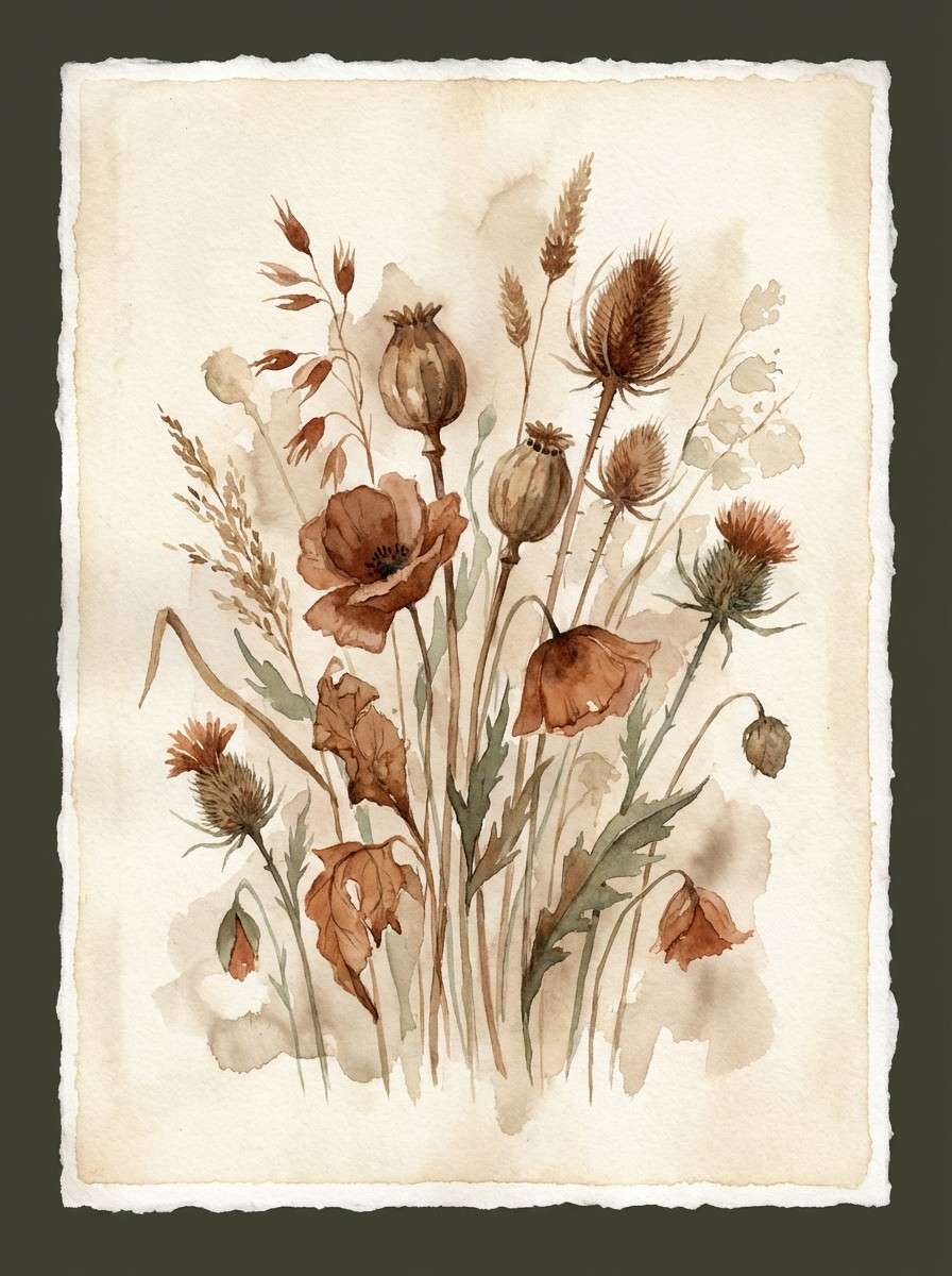 watercolor botanicals